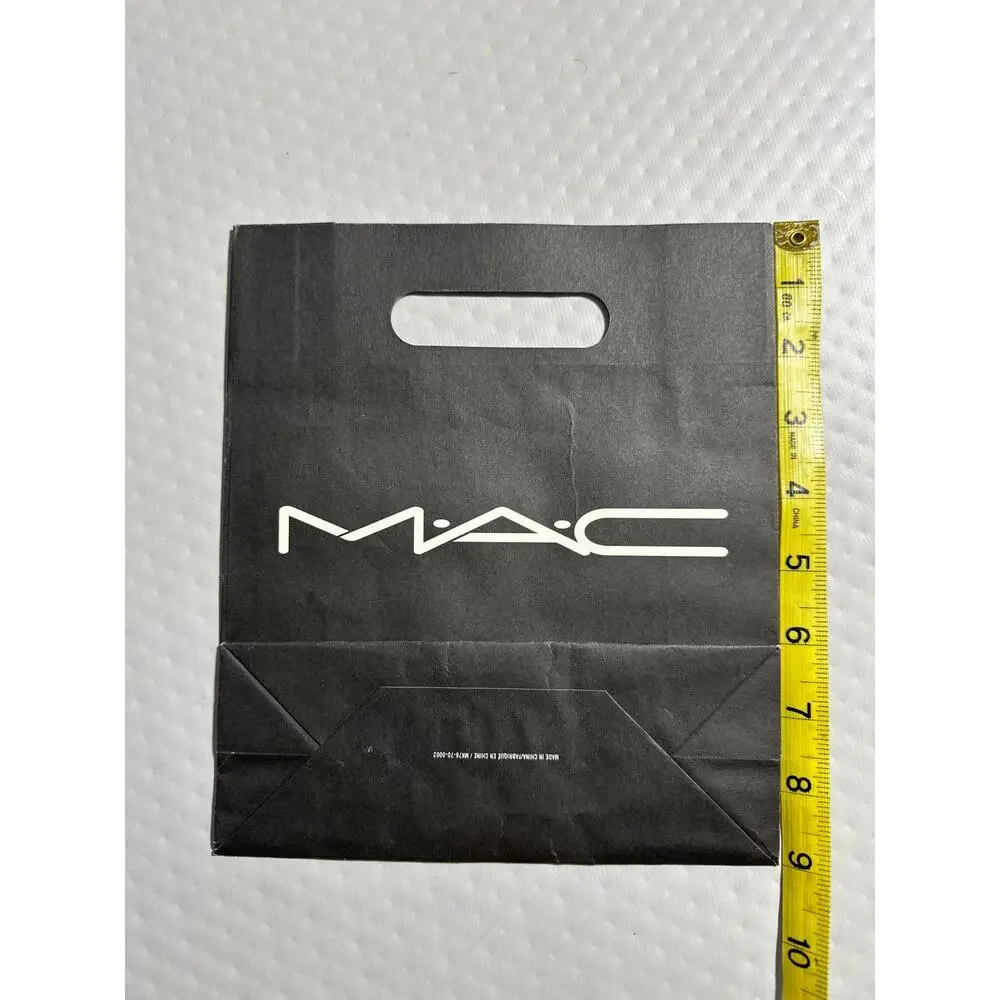 M·A·C Cosmetics Black‎ & White Logo Small Paper Shopping Bag 9x8